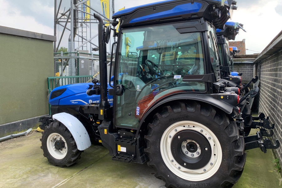 New Holland T4.120N met geveerde vooras